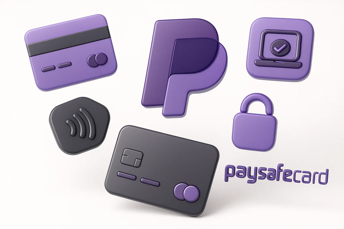 Online Casino Zahlungsmethoden PayPal Paysafe